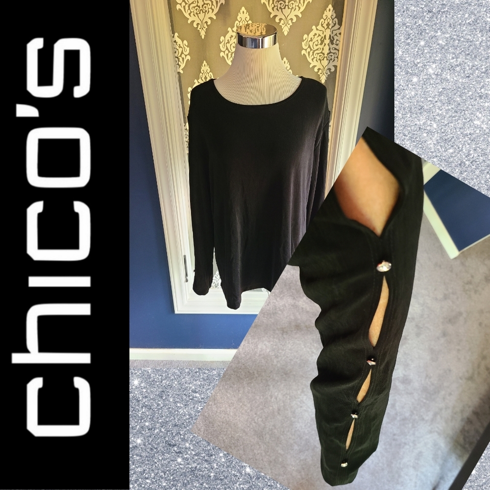 Chico's travelers dressy top